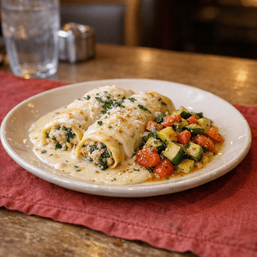 Cannelloni Chicken & Spinach