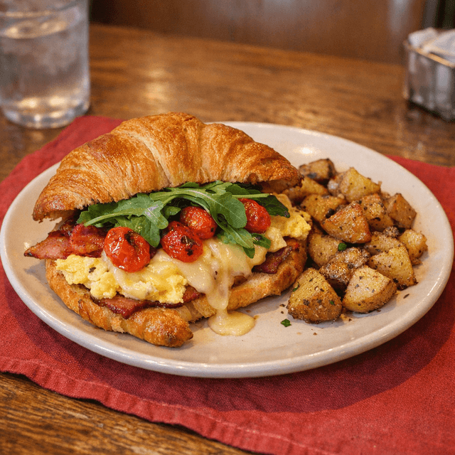 Croissant Egg Sandwhich