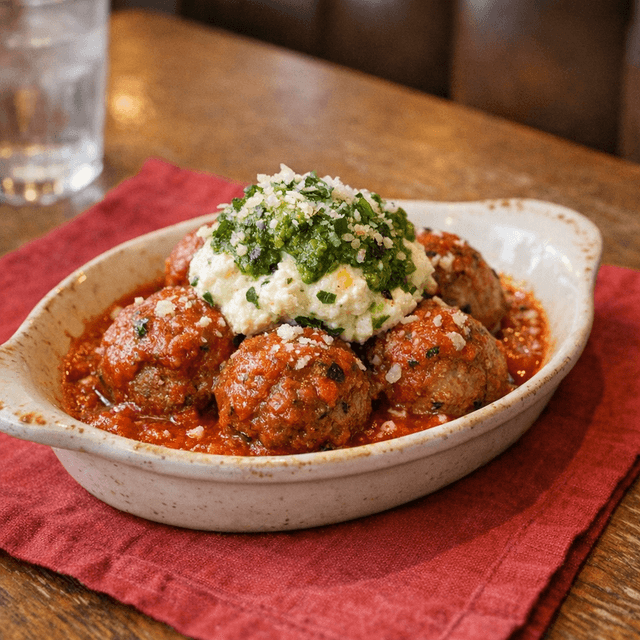 Meatballs Al Forno