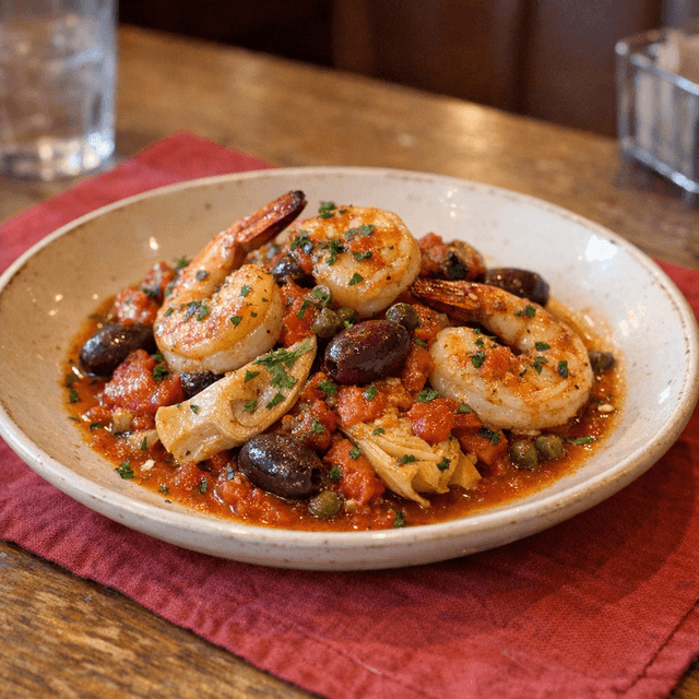 Prawns Puttanesca