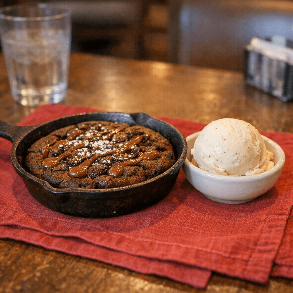 Warm Nutella Chocolate Cookie
